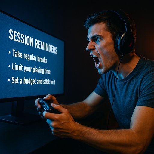 GB444 session reminders on screen